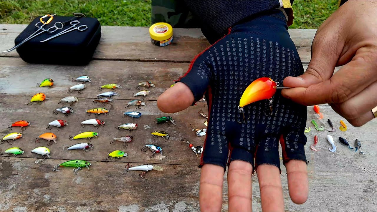 MINHA COLEÇÃO DE MICRO ISCAS Pescaria Ultralight