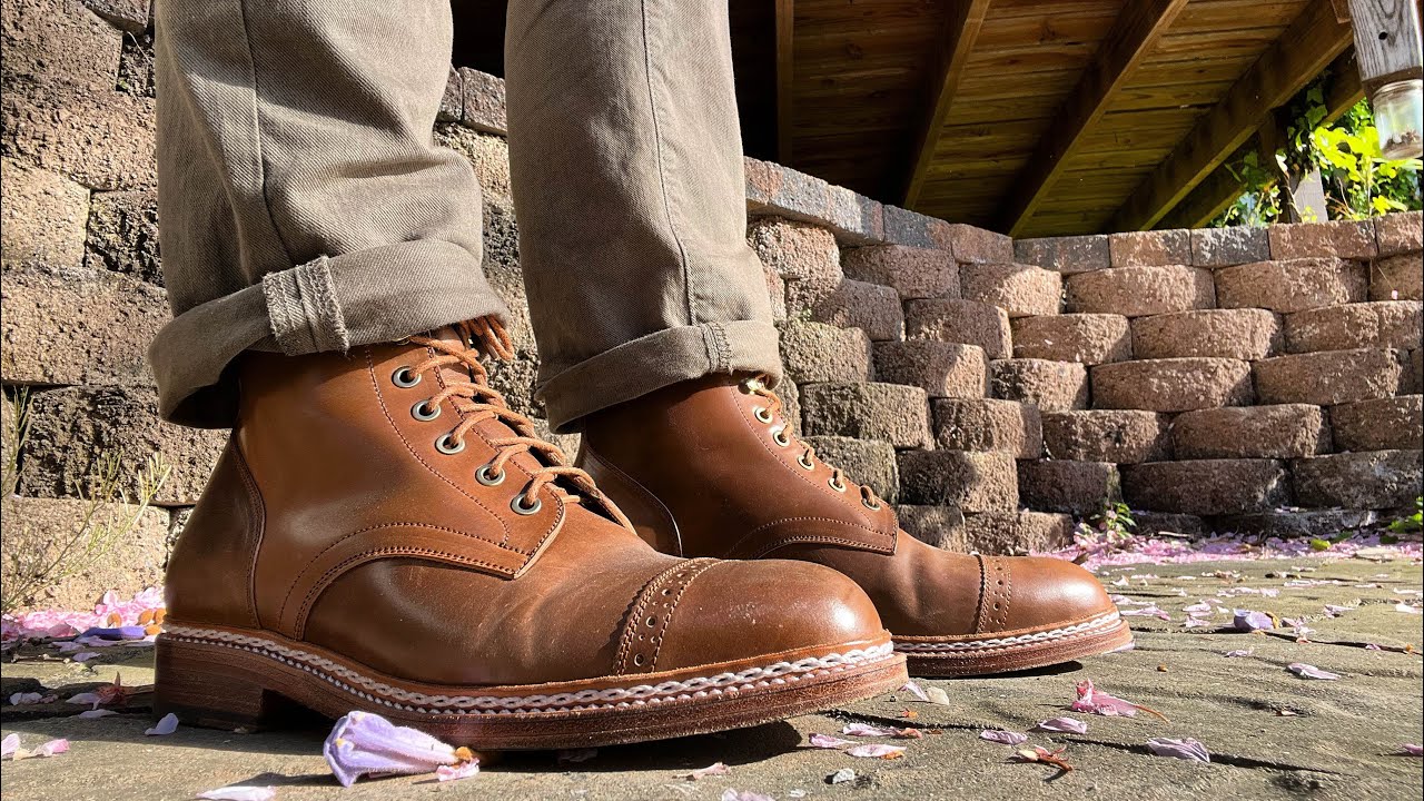 FIRST STEPS in Junkard Bourbon Shell Cordovan Service Boots!!! What to expect