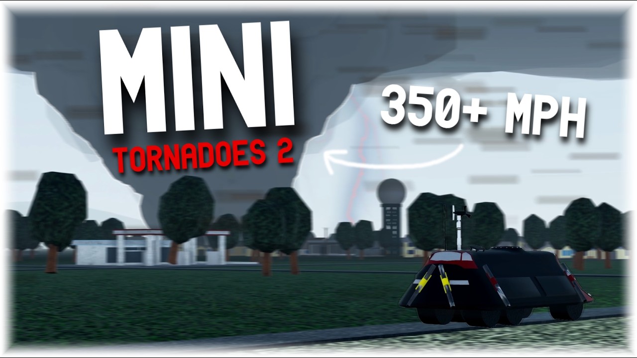 I Chased TINY Tornadoes With TINY Interceptors In Mini Tornadoes 2! | Roblox Mini Tornadoes 2