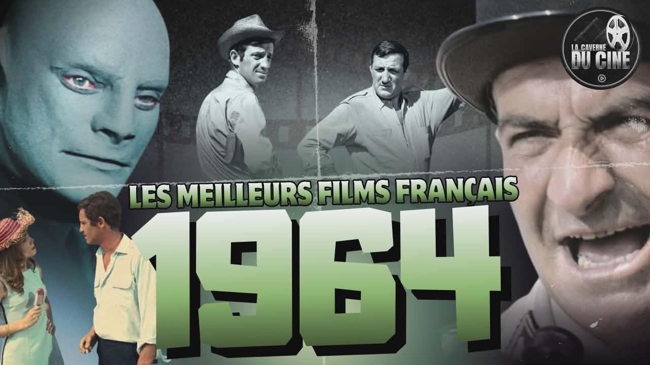 TOP 5 FILMS FRANCAIS🍿DE L'ANNÉE 1964 🎞