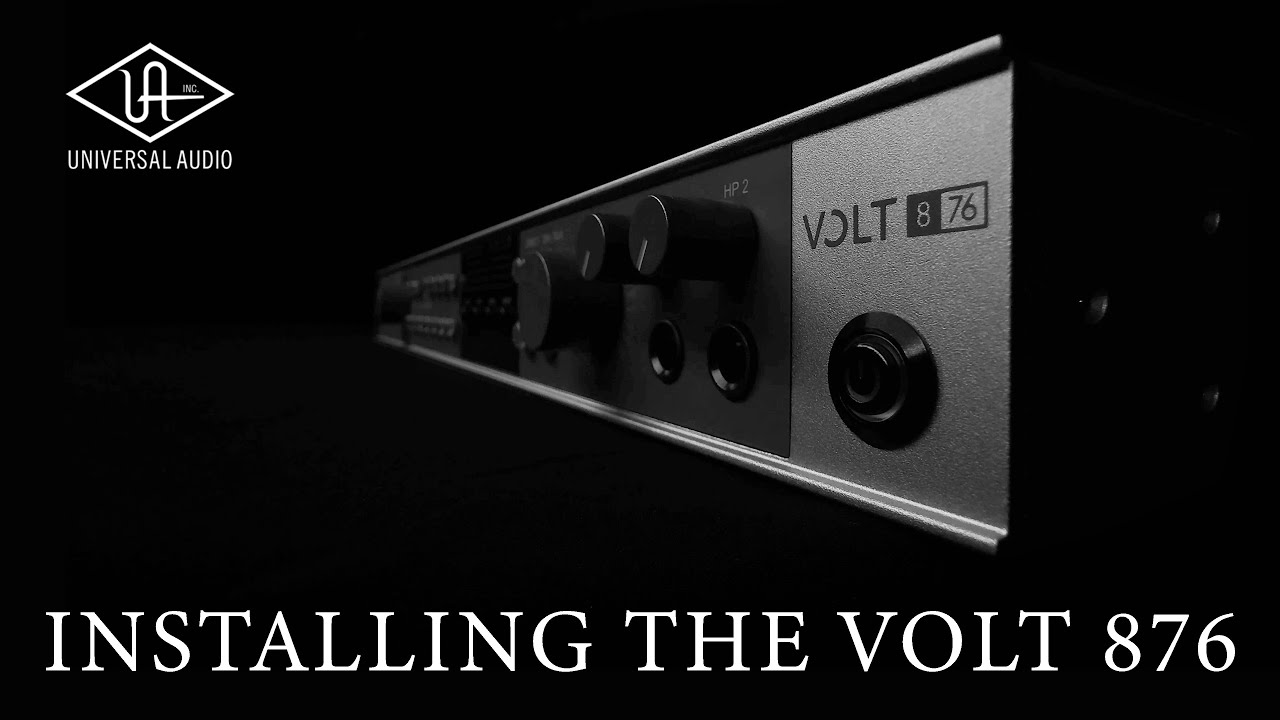 Installing The Volt 876 at Agave Studios