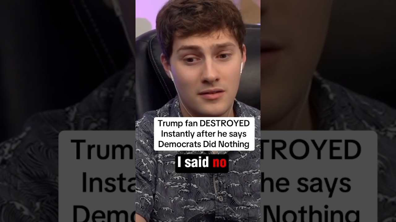 Trump Supporter HUMILIATED by One Simple Question 😳🔥 #Trump #Politics #Shorts