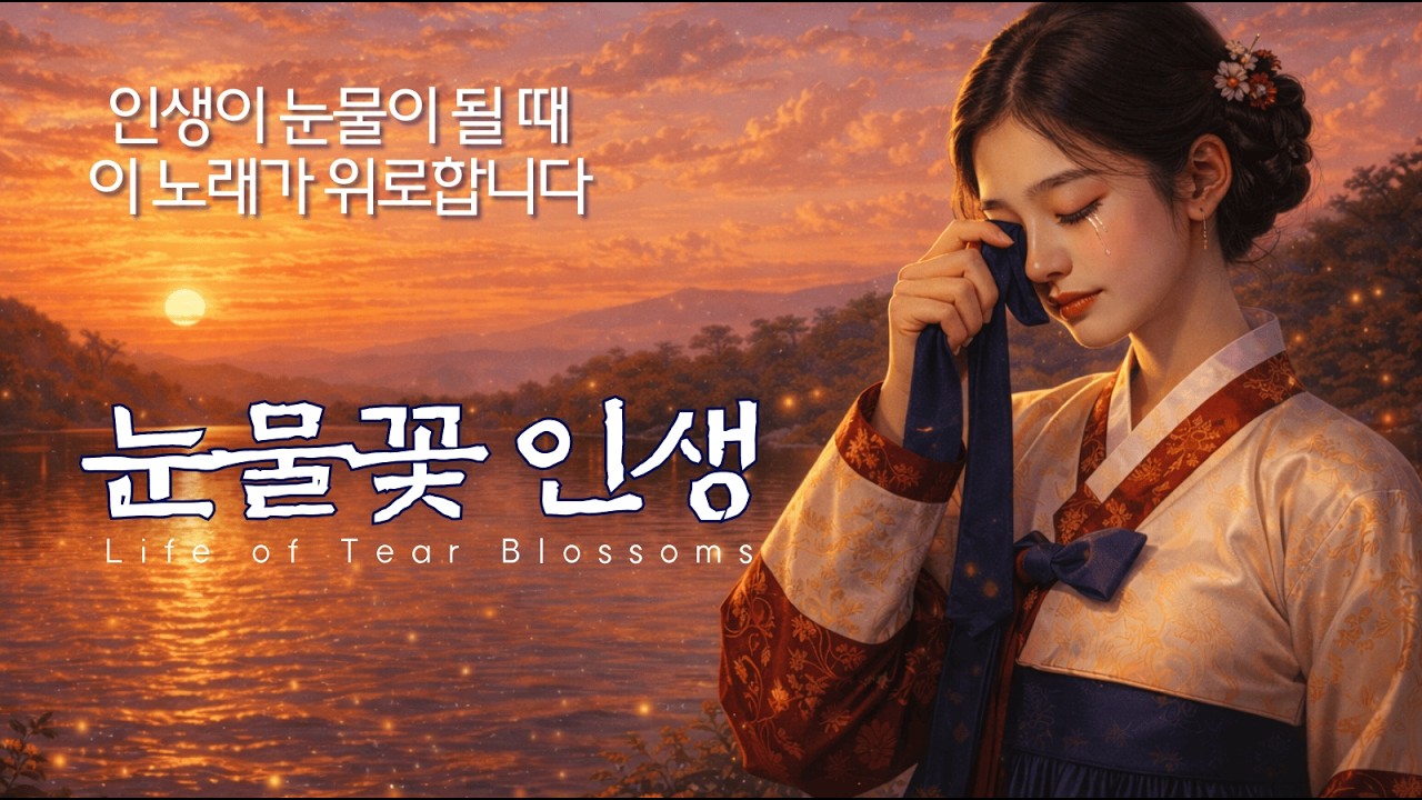 눈물꽃 인생(ife of Tear Blossoms / 涙の花の人生 / 泪花人生) – 인생이 눈물이 될 때 위로가 되는 트로트