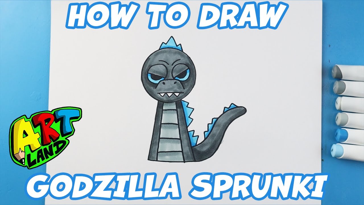 How to Draw Godzilla Sprunki