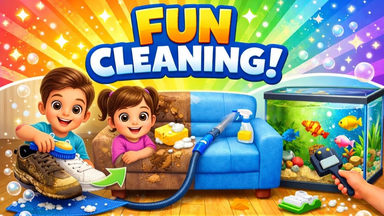 Learning Cleaning Habits for Kids 🧽