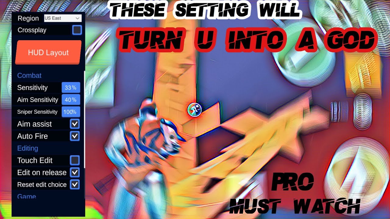The best 1v1.lol settings🔥noob to pro