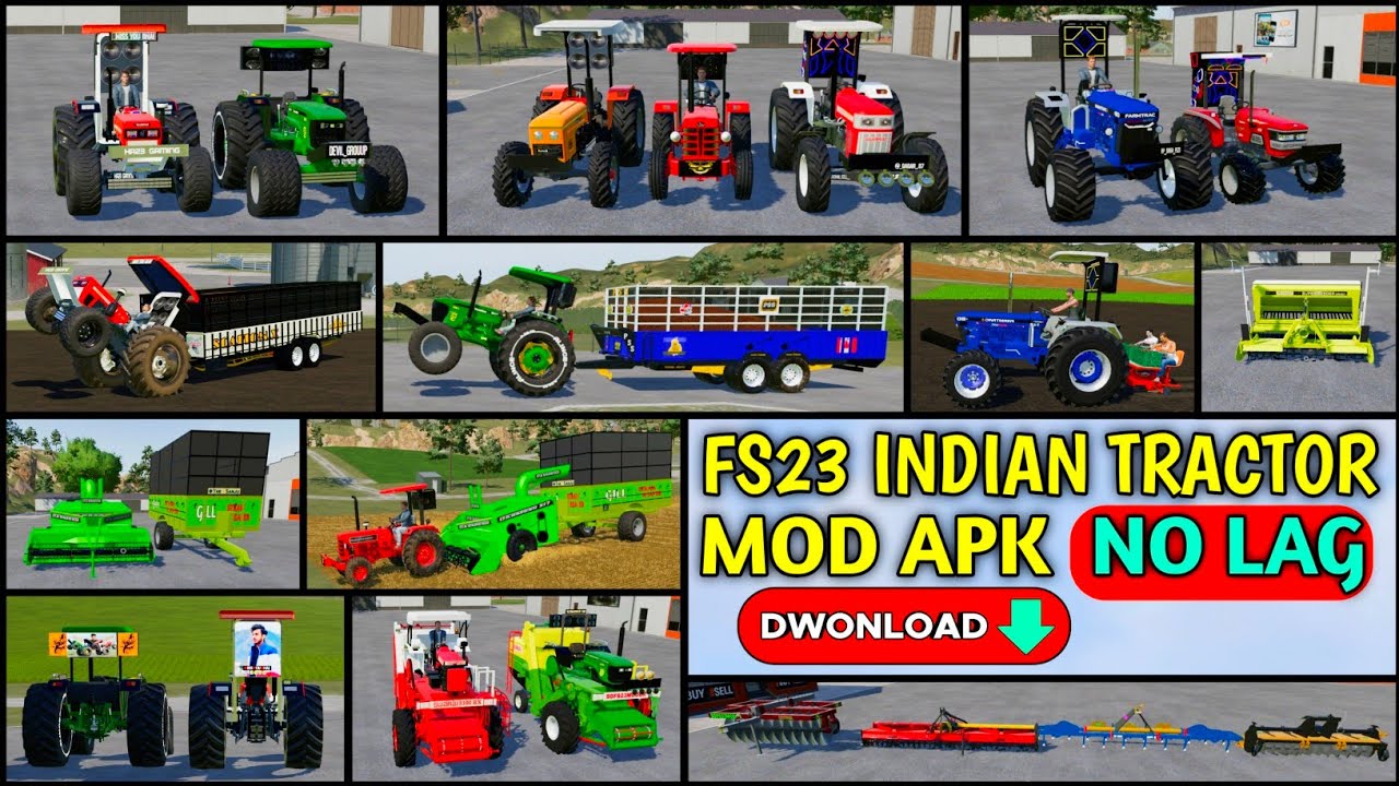 Fs23 Nishu Deshwal Tractor || Fs23 New Indian Tractor Mod || Farming Simulator 23 Indian Tractor Mod