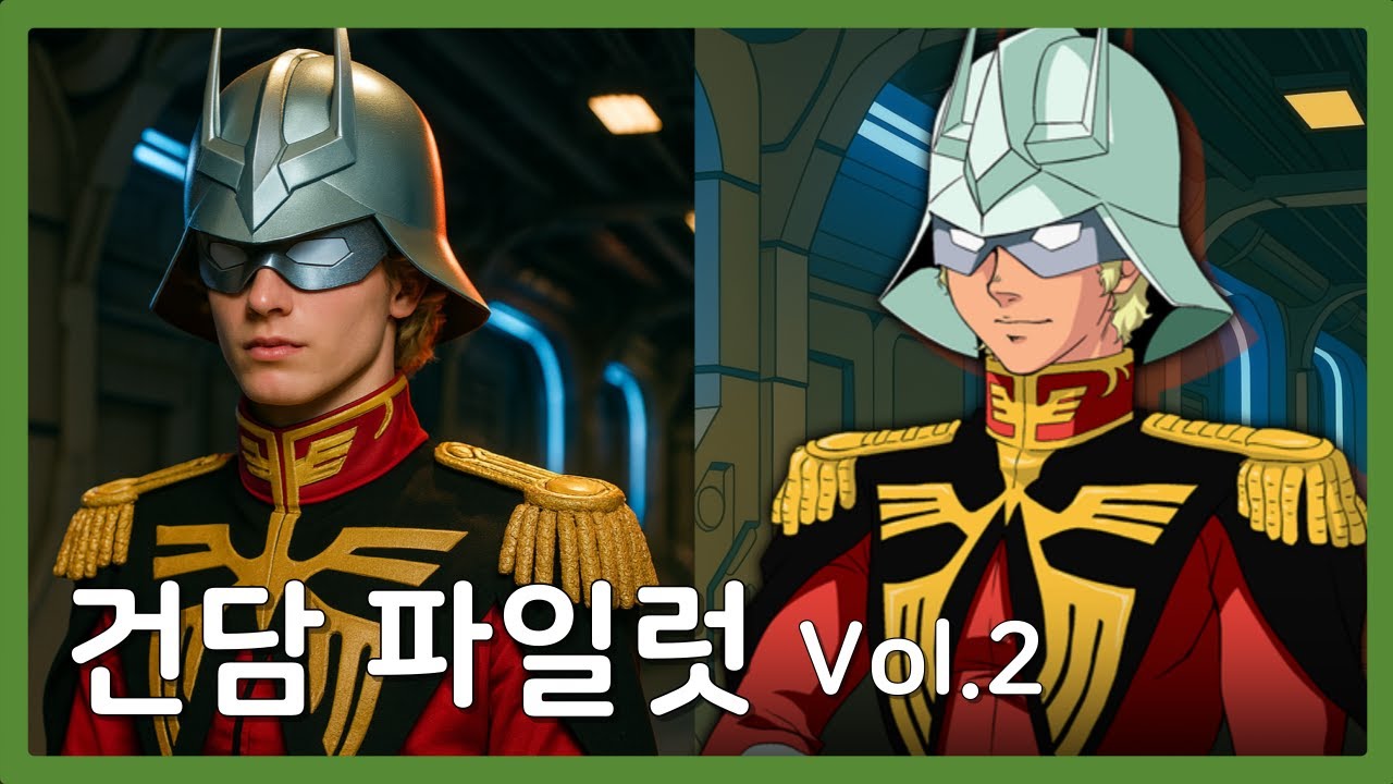 건담을 영화로 만든다면? 건담 파일럿 실사화 Vol.2 / GUNDAM ガンダム (AI 변환)