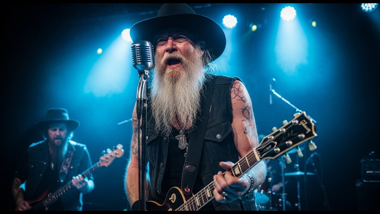 Midnight Deep Blues Rock Drive 🎸 Gritty Guitar, Vintage Tone, No Talking