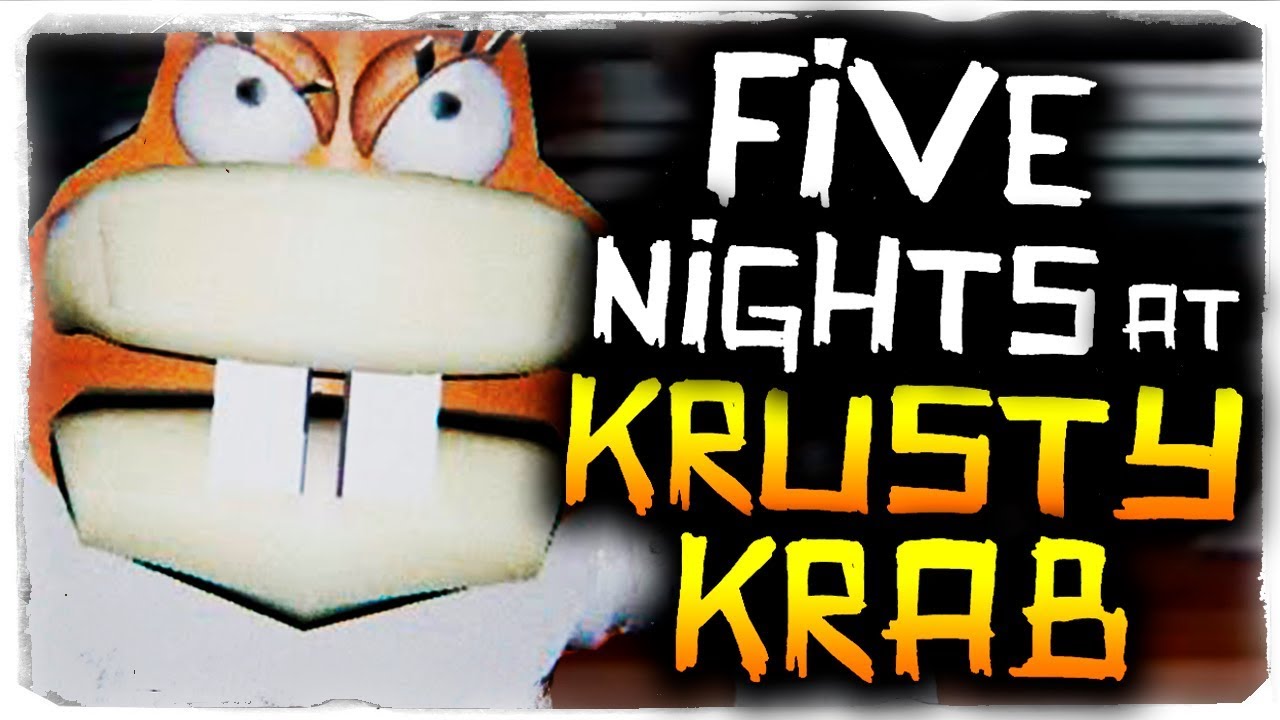 Жуткие ночи ! Сэнди пытается напасть на нас ! ◉ Five Nights at the Krusty Krab