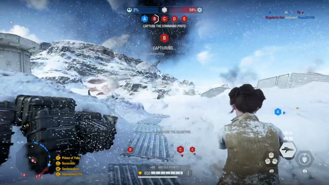 STAR WARS™ Battlefront™ II Supremacy (Hoth) - Lady Vader's Last Stand  (No Commentary)