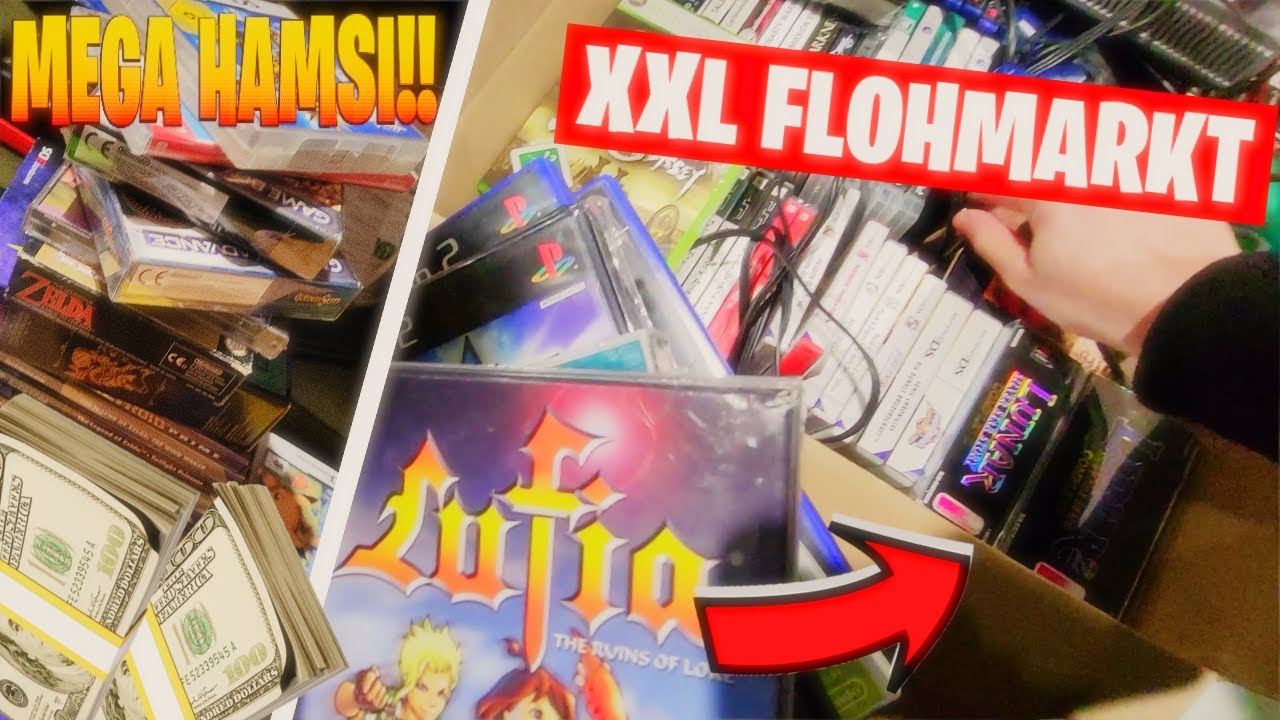 XXL Retro Game Flohmarkt viel krankes Zeug - Hamsi mit @hamburg_city_retrostuff - Retro Hustler #024