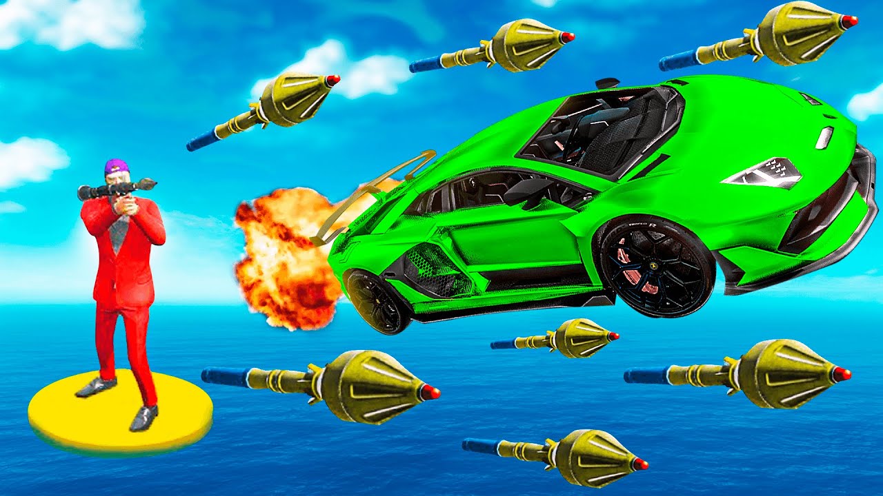 قراند 5 : ار بي جي ضد سيارة مدرعة !! حماس و ضحك في GTA V !! 😂👌