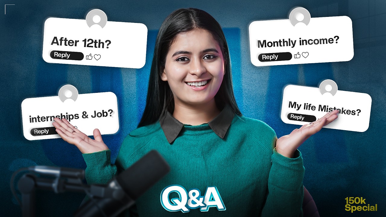 Special Q&A 2026 | After 12th, JEE, Govt Exams, Software Engineering, Income & My Life Mistakes