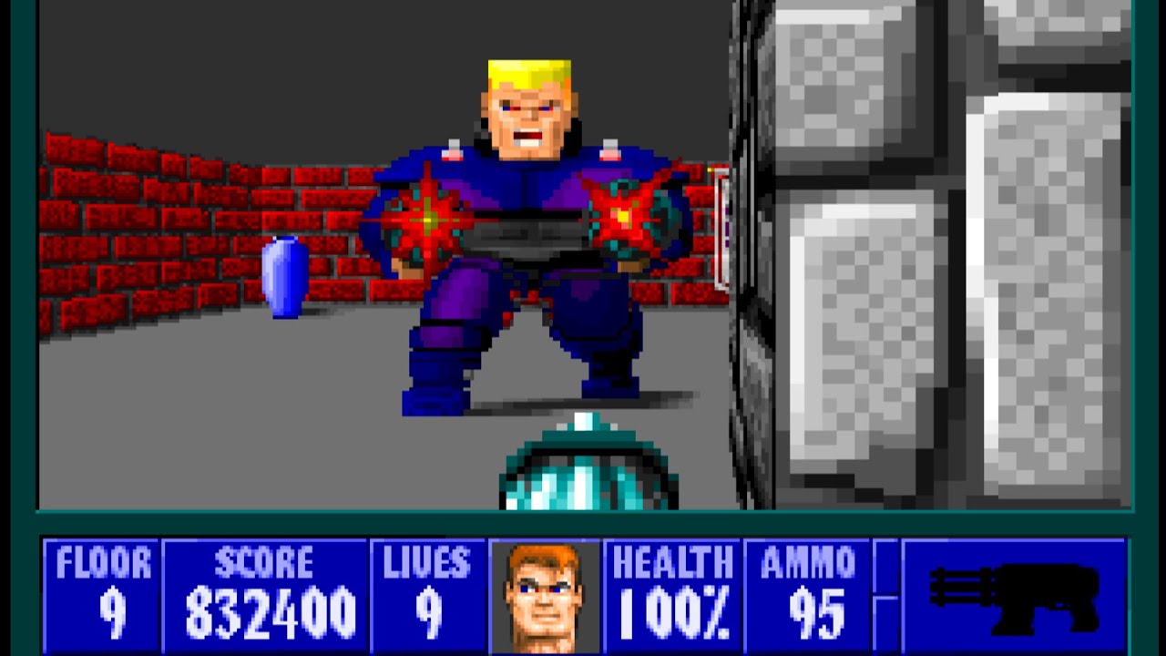 Wolfenstein 3D - klasyka FPS, gramy i cheatujemy ;)