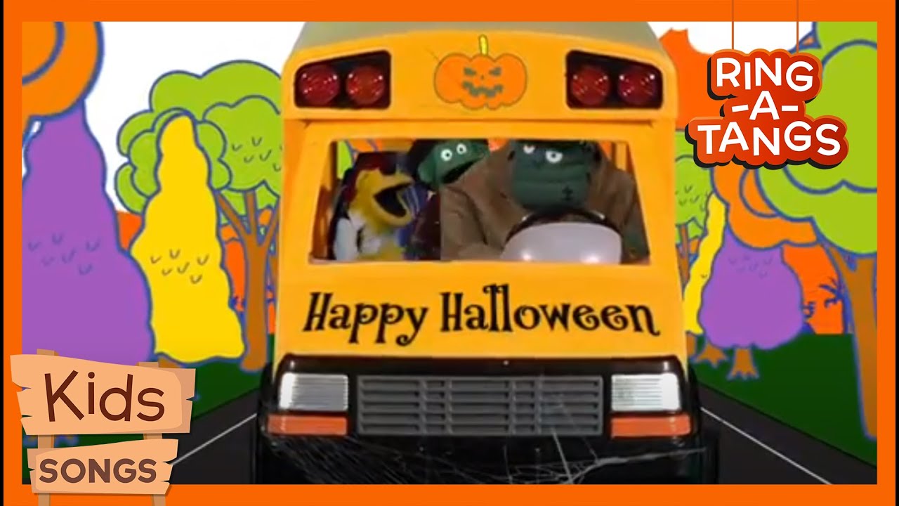 Happy Halloween - Wheels On The Bus! | Nursery Rhymes & Kids Songs | The Ring-a-Tangs | Kids Show