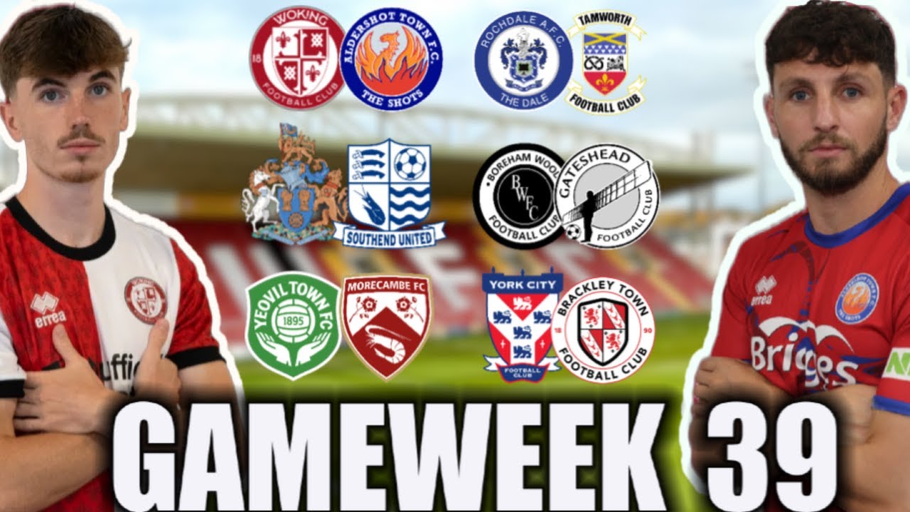 A 3 HORSE RACE FOR PLAYOFFS? OUR GAMEWEEK 39 NATIONAL LEAGUE PREVIEW & PREDICTIONS!