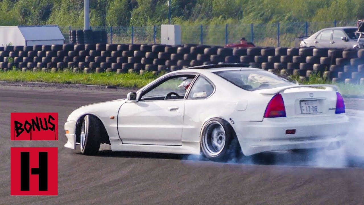 Заднеприводная Honda Prelude Turbo Drift Machine!