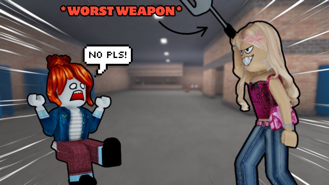 Can I WIN Using ONLY The NEW SCHOOL WEAPONS?!...(Baddies Roblox)