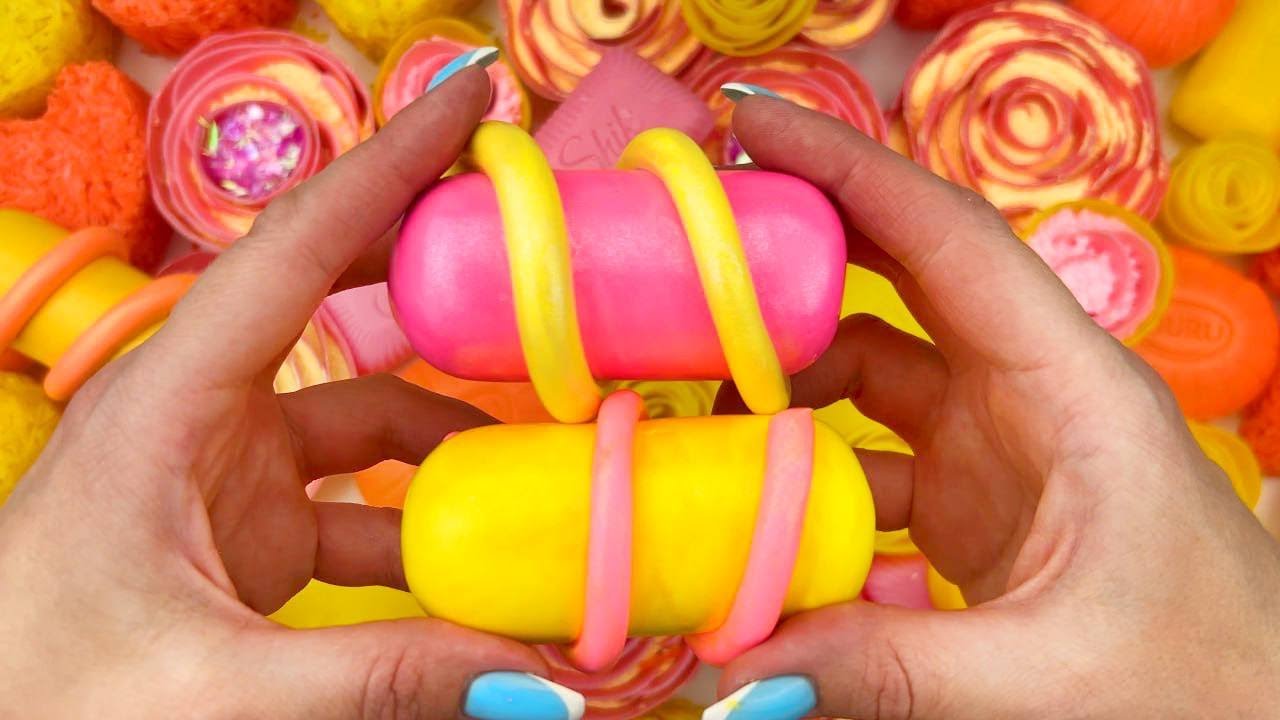 ASMR Soap Extravaganza: Crushing, Cutting, and Crafting with Foam, Glitter, and Starch!