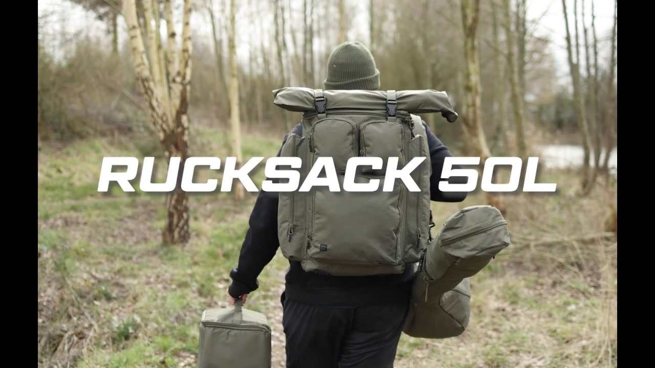 Carper Tackle 50-Litre Rucksack | Packed With Features | Carp Fishing Luggage