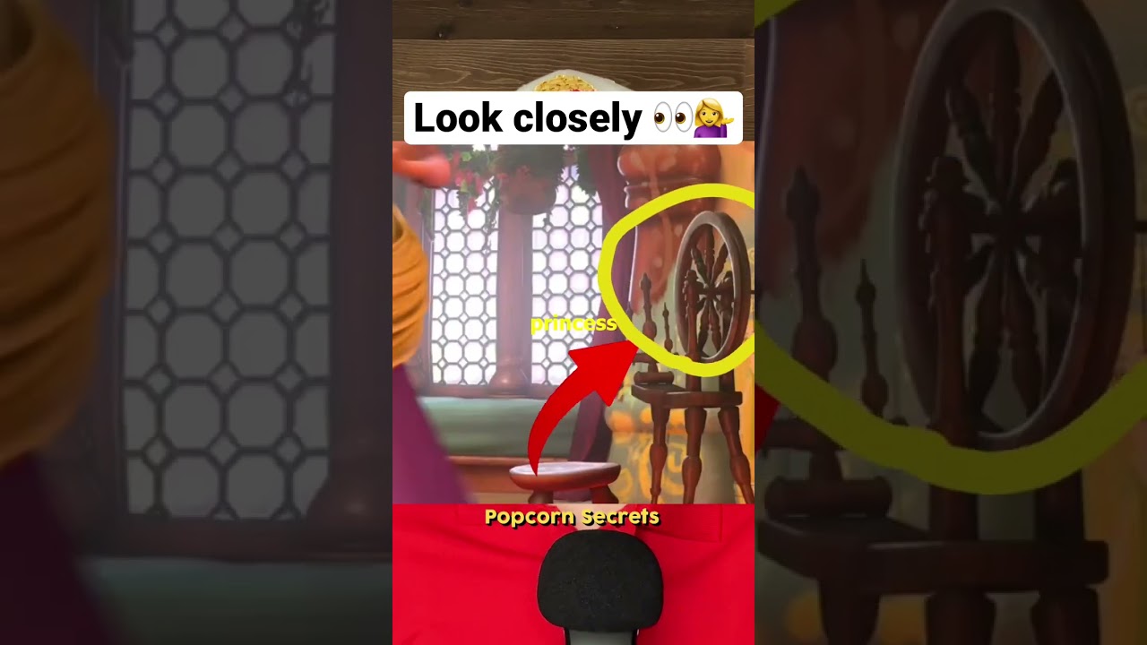 Hidden Behind Rapunzel 👀 