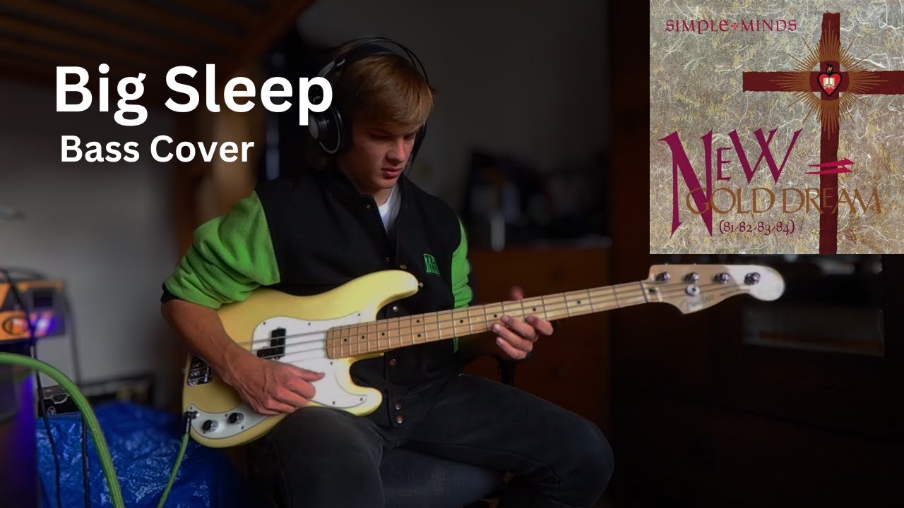 Simple Minds - Big Sleep - Bass Cover - Fender Player Precision