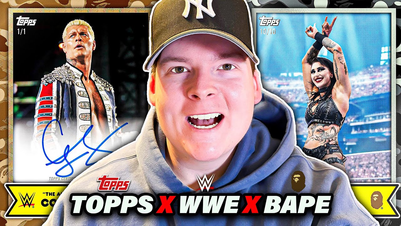 THE PULL OF A LIFETIME! INSANE AUTOGRAPH /10 | 2025 Topps WWE x BAPE Hobby Box Opening & Review