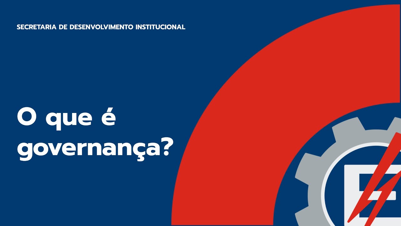 1.01 - O que é governança?