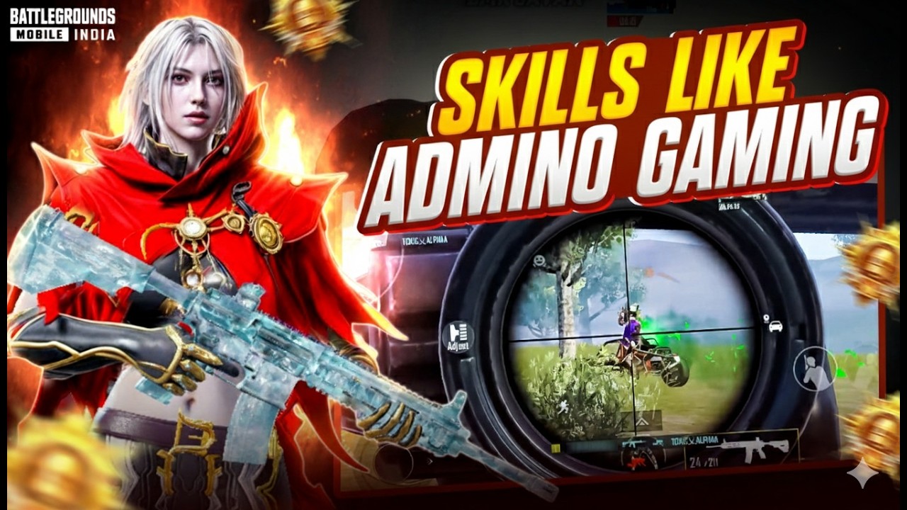 SKILLS LIKE ADMINO GAMING 💀#bgmi #bgmilive #bgmistream #bgmishorts #bgmigameplay #viralshorts #short