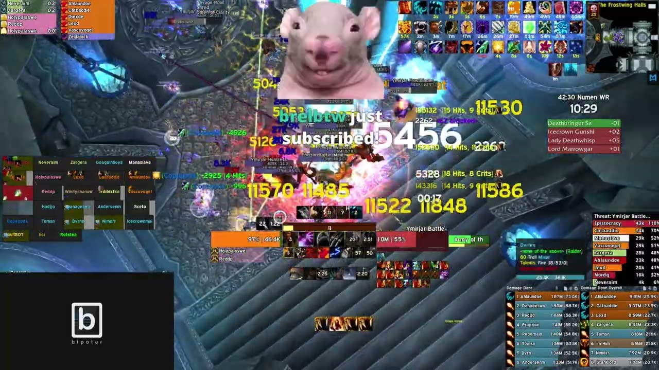 #1 World Icecrown Citadel Speedrun 41:09 | Wrath of the Lich King Classic Feral Druid