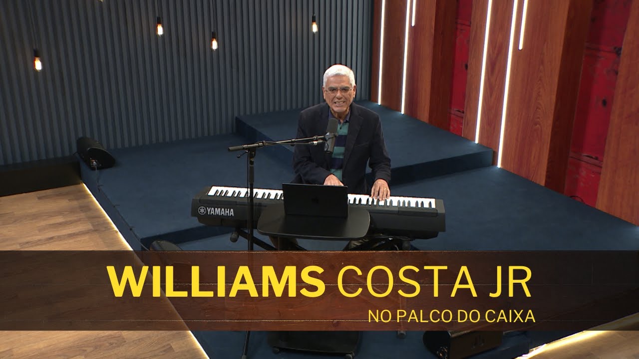 WILLIAMS COSTA JR  no Palco do Caixa de Música