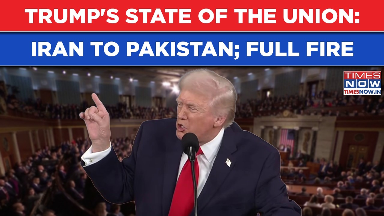 Verbal Spats To India, Pakistan Admission, Watch Trump's State Of The Union Full Speech| US News