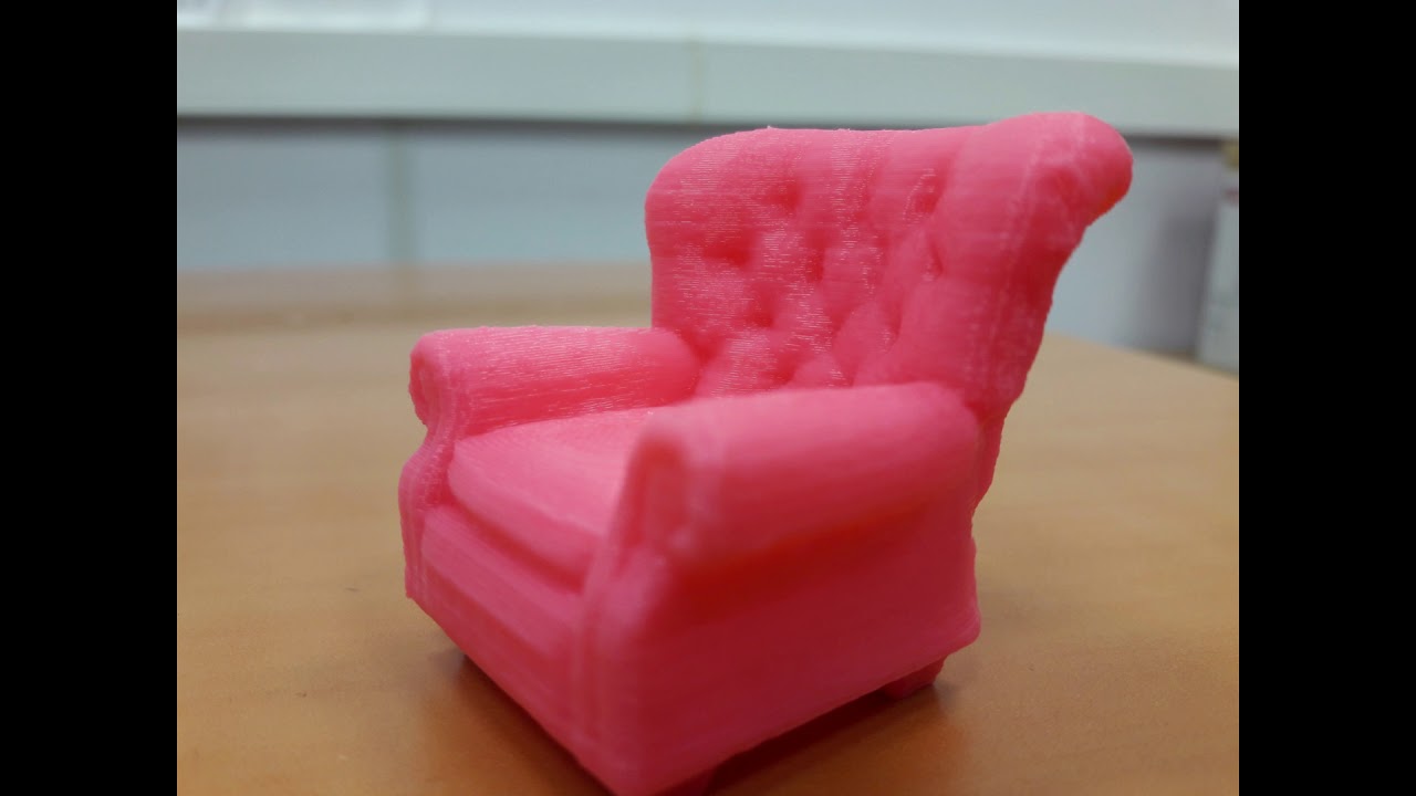 This 3D printed furniture Armchair looks like real!