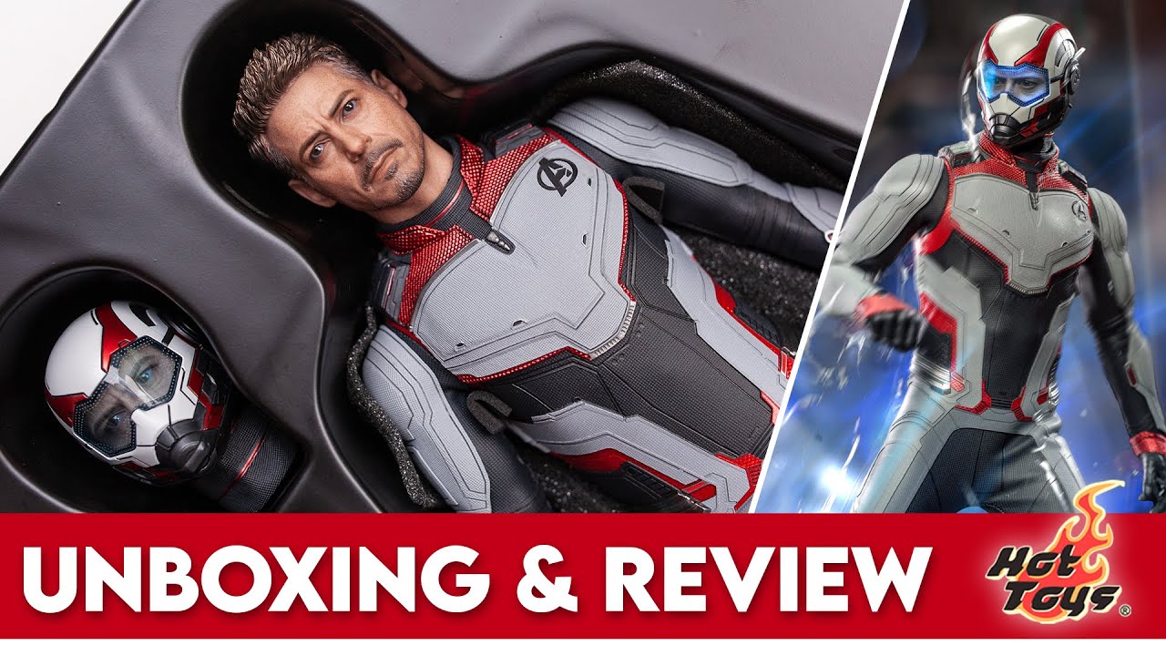 Hot Toys Team Suit Tony Stark Unboxing & Review