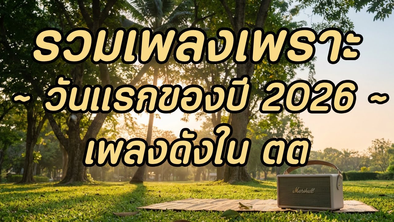 เพลงฟังสบายรับปีใหม่ 2026 ☕ รวมเพลงเพราะ เปิดฟังยาว ๆ ทั้งวัน
