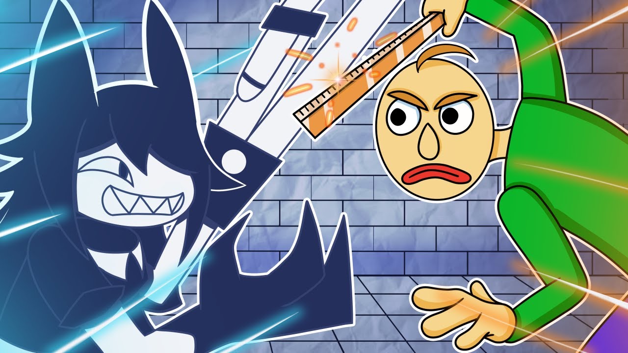 MISS CIRCLE vs BALDI?! Fundamental Paper Education x Baldi's Basic 2D ANIMATION