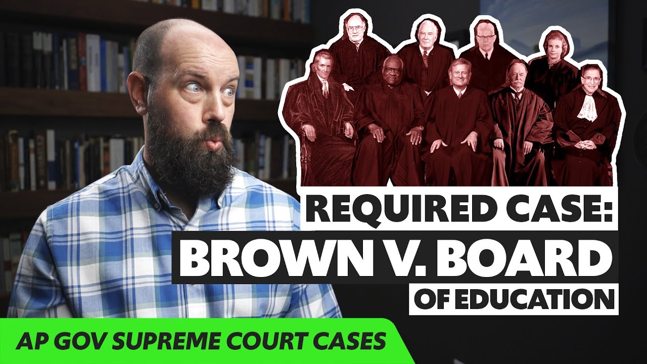 Brown v. Board of Education, EXPLAINED [AP Gov Review, Required Supreme Court Cases]