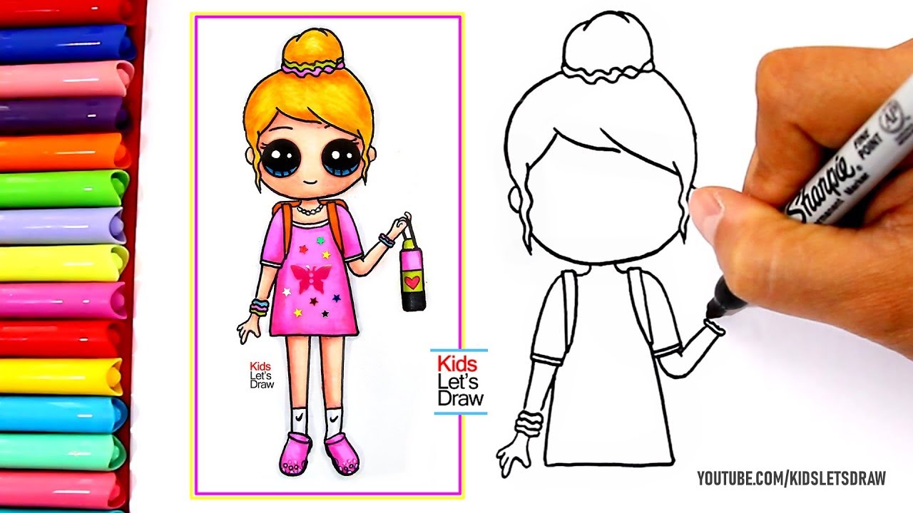 Aprende a dibujar y pintar una CHICA VSCO, la nueva tendencia que triunfa en internet