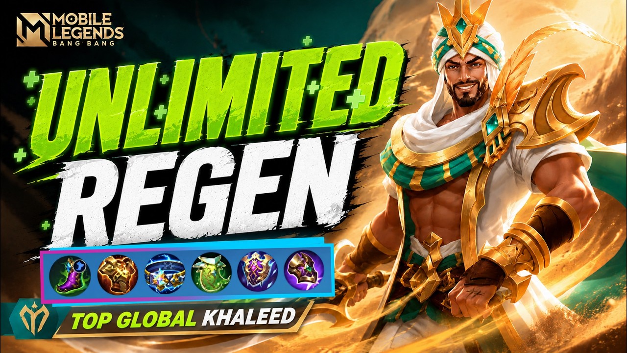 The Most ANNOYING Khaleed Build Ever Created (MLBB Roamer S41 || Full-Tank)