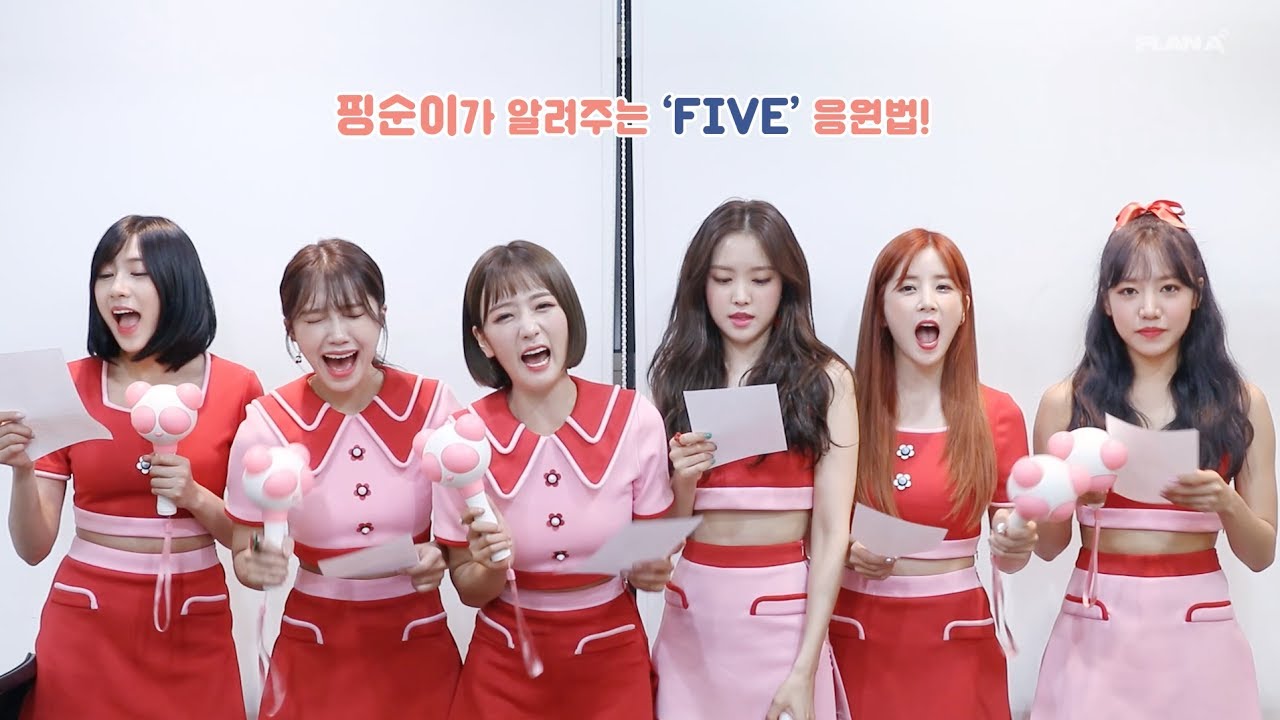 Apink 에이핑크의 'FIVE' 응원법 알려주기