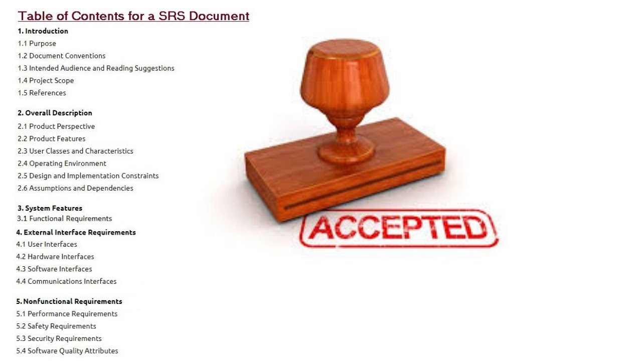 Accepted Deliverables