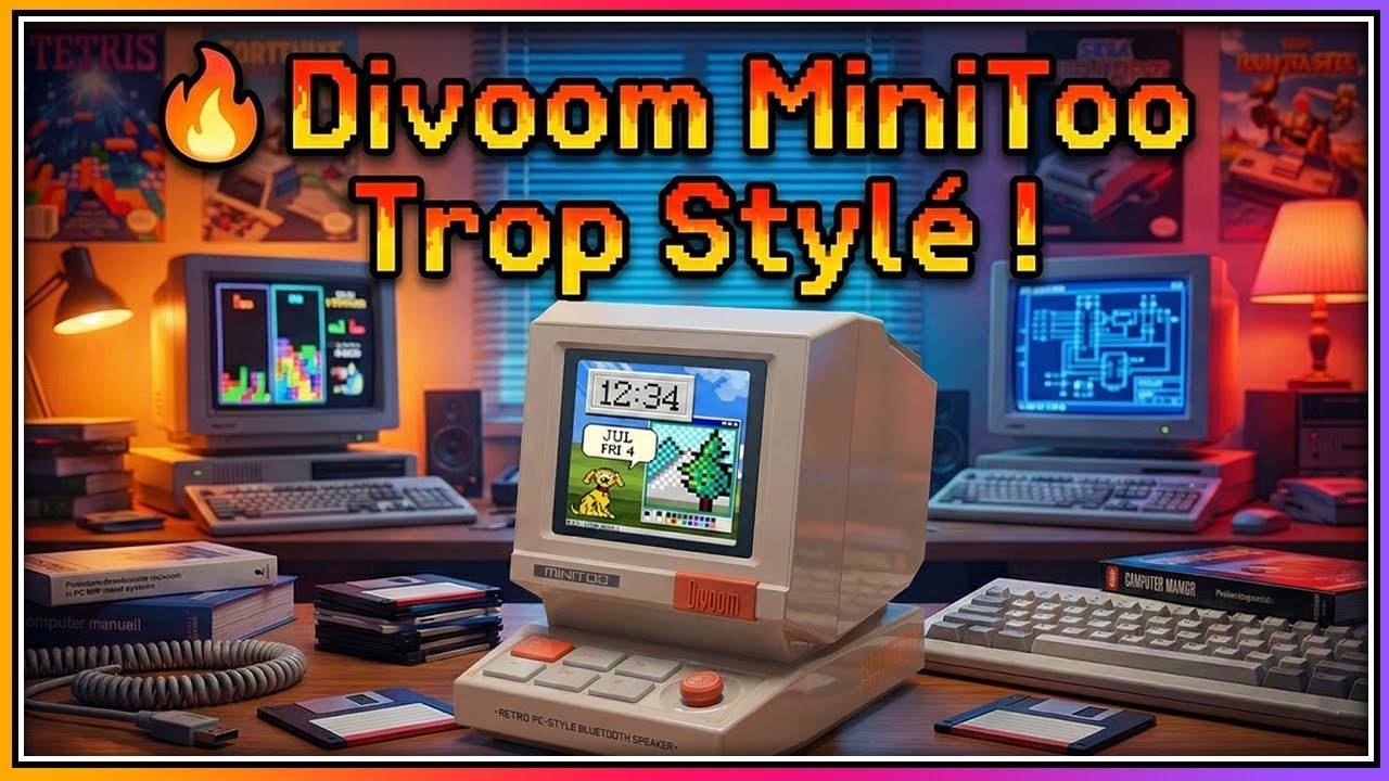 🧱 MiniToo : Le Mini Haut-Parleur Rétro Pixel Art qui Déchire !