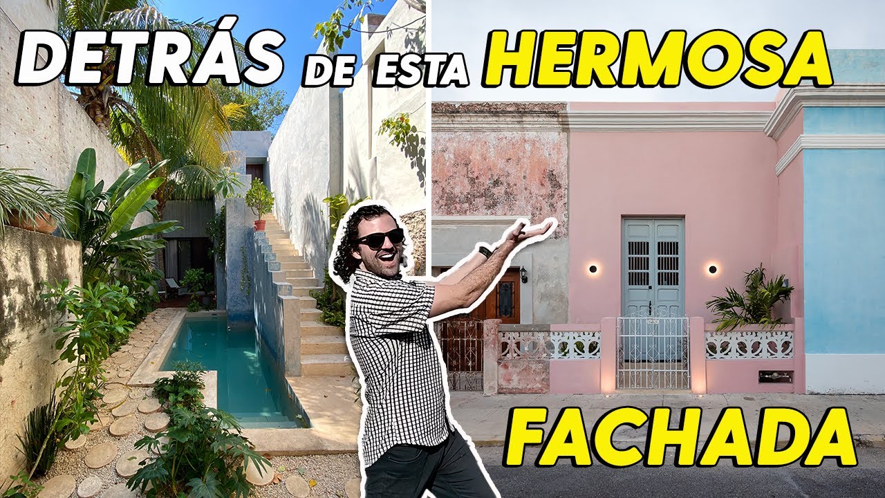 Casa de 4.5 mts de FRENTE con un PARAÍSO en el PATIO TRASERO 🌴