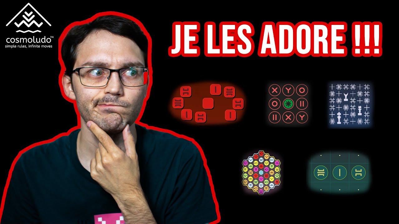 TOP 5 des JEUX ABSTRAITS de Cosmoludo ! (Concours KAMON)