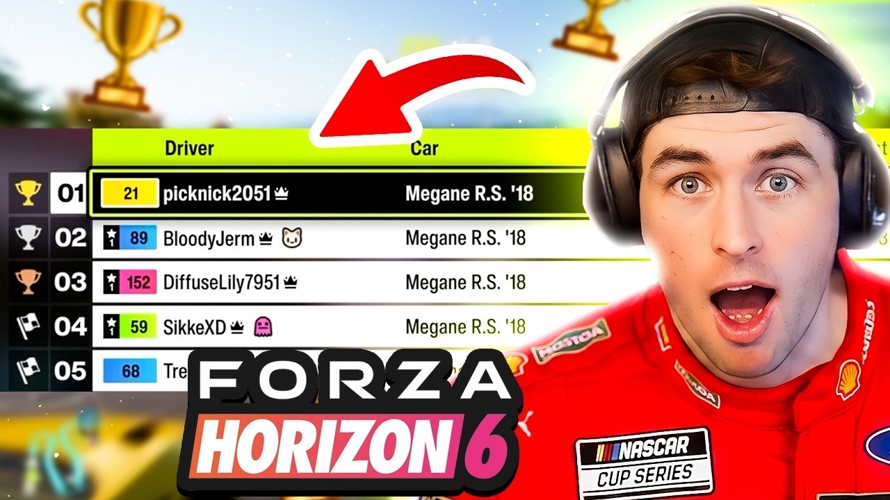 Я выиграл свою первую онлайн-гонку в Forza Horizon 6!
