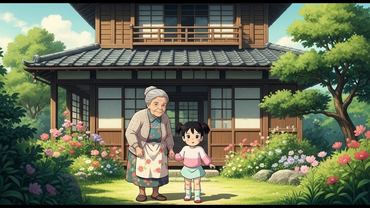 Grandma’s Cozy Kitchen 🏡🍞 | Ghibli Style Calm Day
