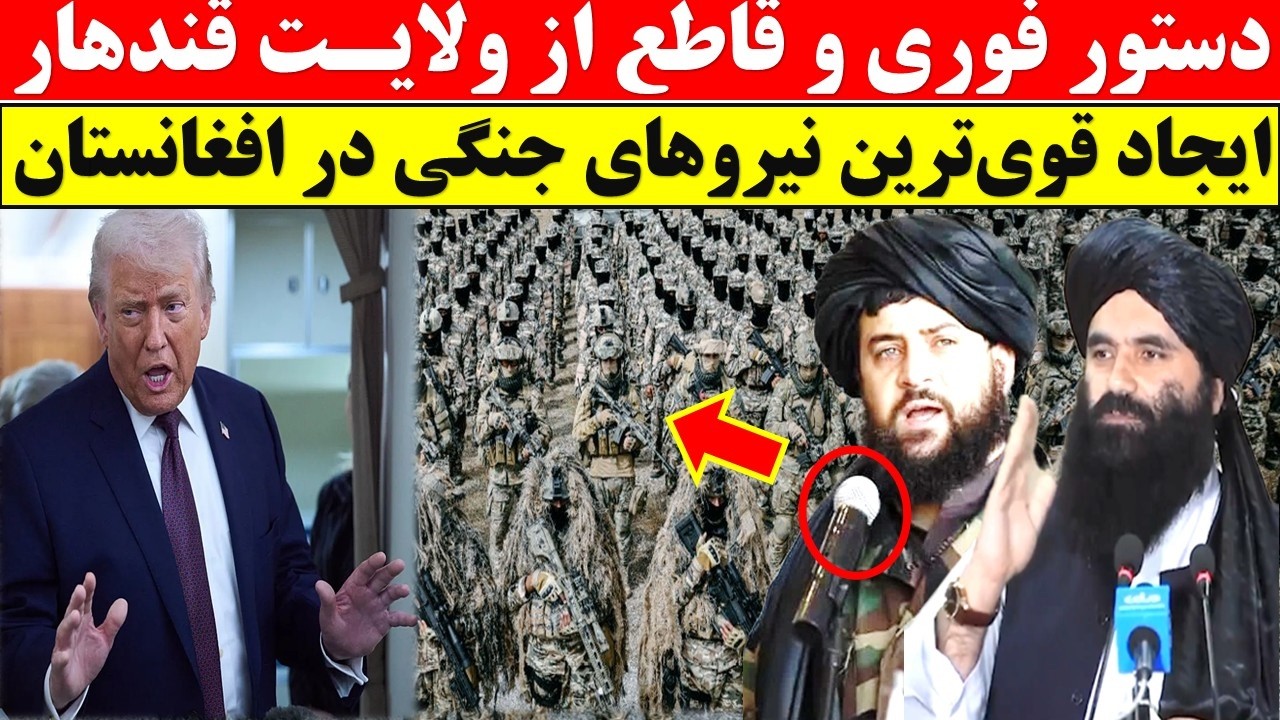 صدور دستور فوری از قندهار/ اظهارات تازه دونالد ترامپ