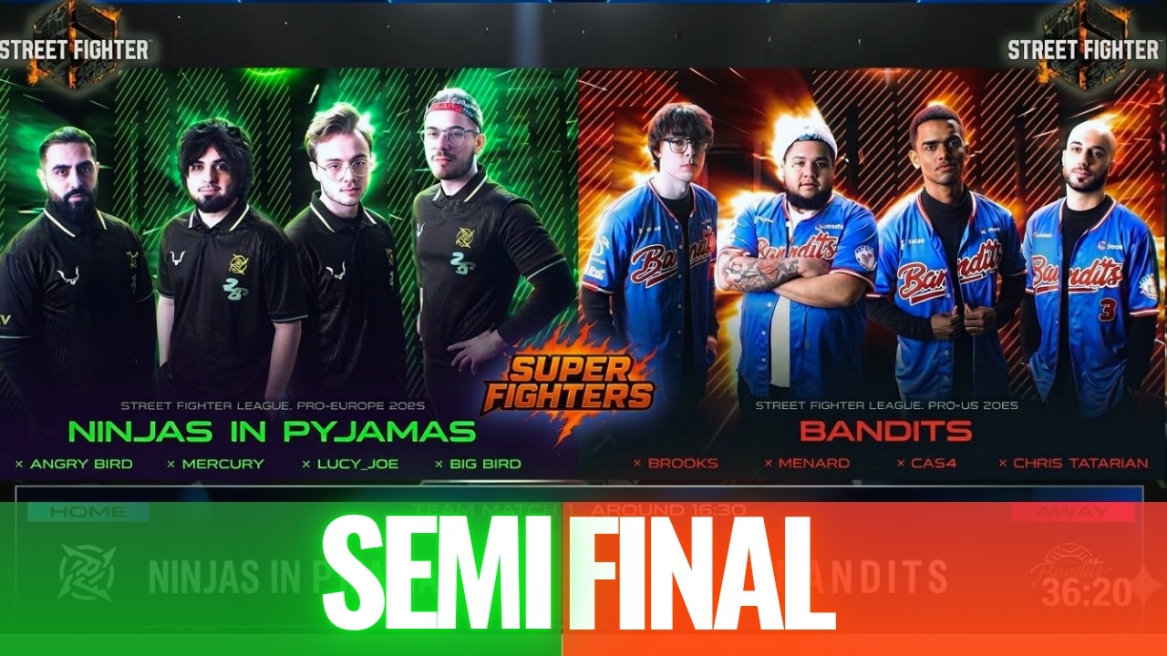Bandits vs Ninjas in Pyjamas 🔥 World Championship Battle &ndash; SFL 2026 SF6