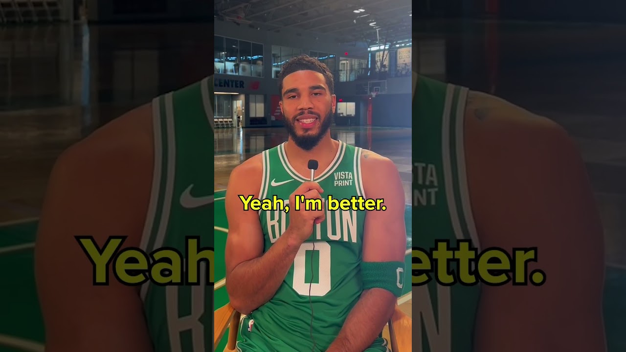 Rapid fire Q&A with Jayson Tatum & Jaylen Brown 🎤